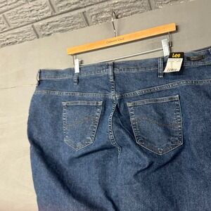 Lee Premium Stonewash Straight Leg Jeans Blue 26W Petite 103071866 NEW